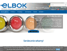 Tablet Screenshot of elbok.com.pl